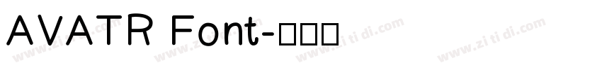 AVATR Font字体转换